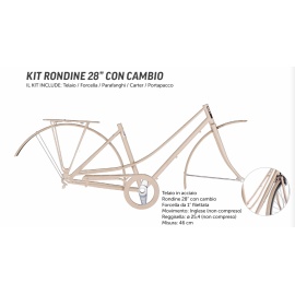 KIT Telaio Rondine 28'' con cambio