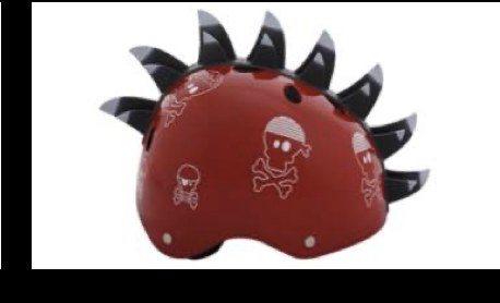 Casco 3D Pirati Rosso