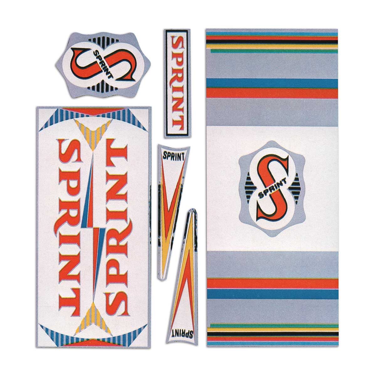 Adesivo Vintage Sprint a Base Cromata