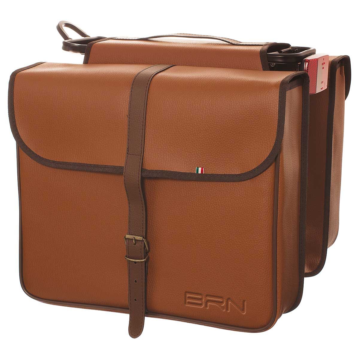 BRN Borse BRN Zurigo a Bisaccia Similcuoio Miele