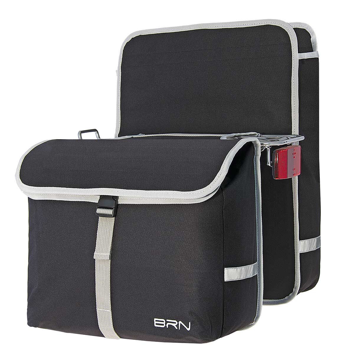 BRN Borse BRN Allungabili in Cordura Nere