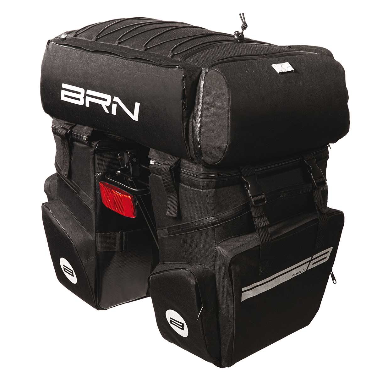 Borsa BRN Bike Travel Cicloturismo 70 L Nera