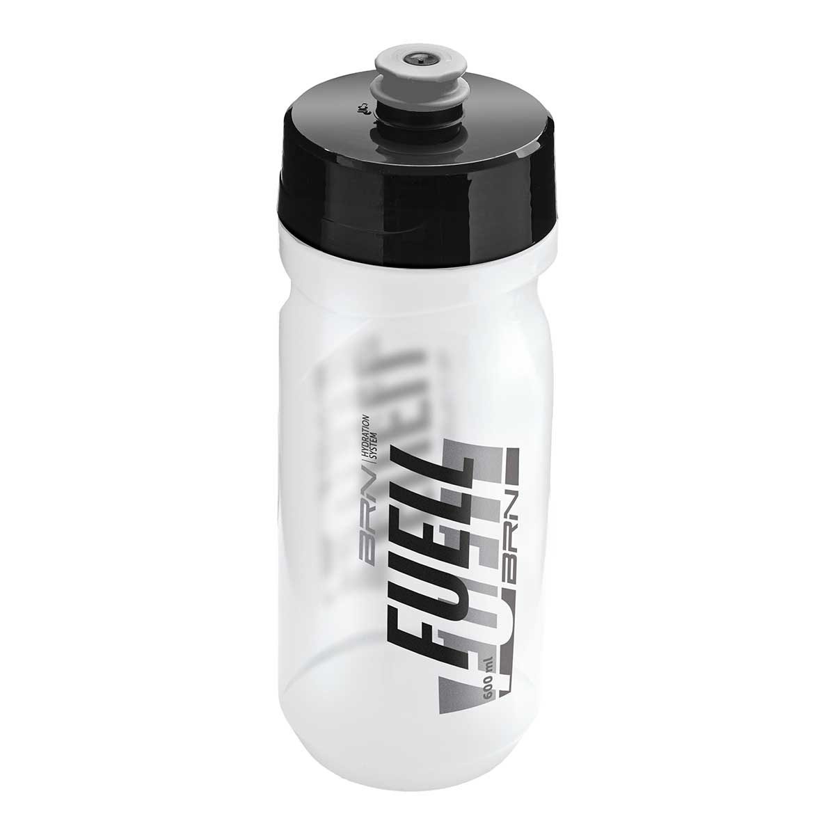 Borraccia BRN Fuell Trasparente/Nera 600 ML