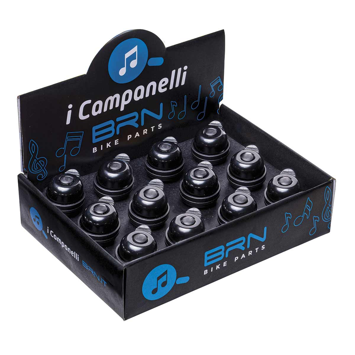 BRN Campanello BRN Oval Nero