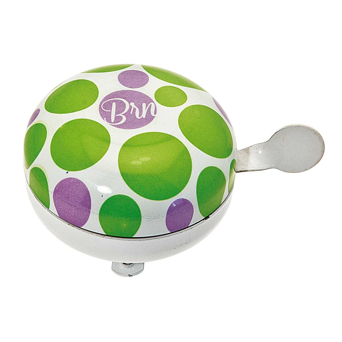 BRN Campanello BRN Din Don 80 Pois Verde/Viola