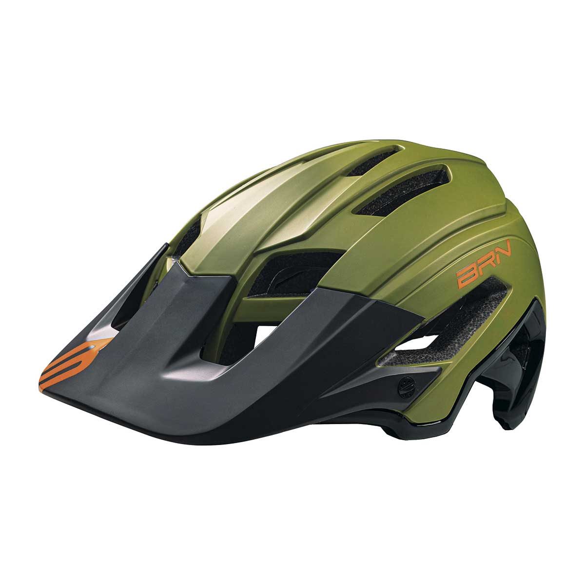 BRN Casco BRN Skeggia Nero/Verde