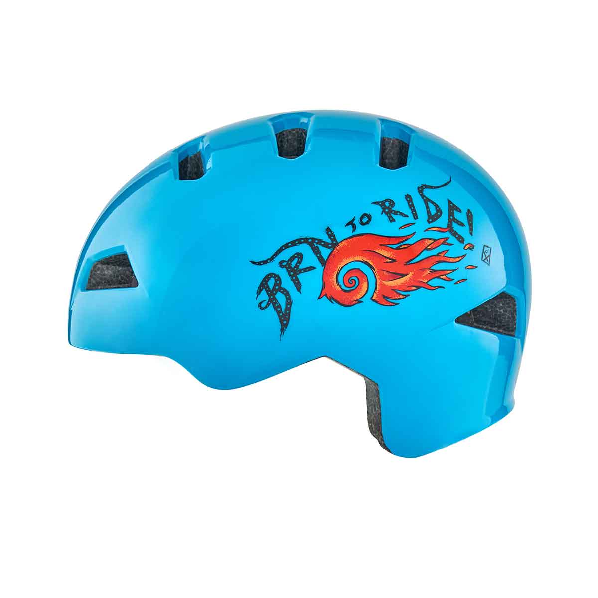 Casco BRN Fiamma Blu