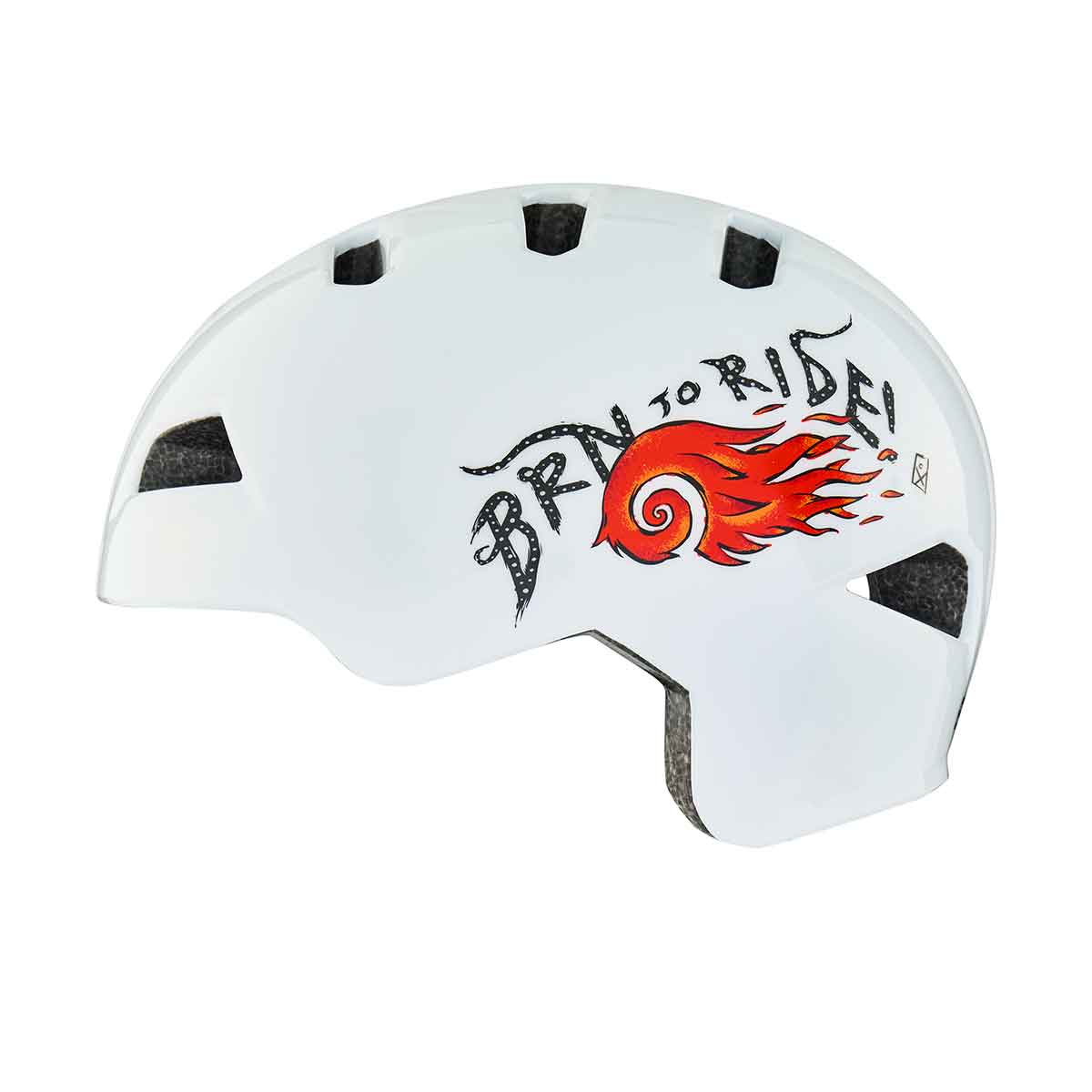 Casco BRN Fiamma Bianco
