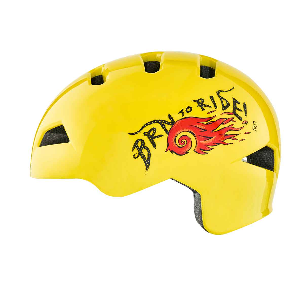 Casco BRN Fiamma Giallo