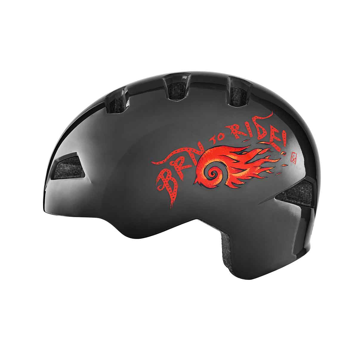 Casco BRN Fiamma Nero