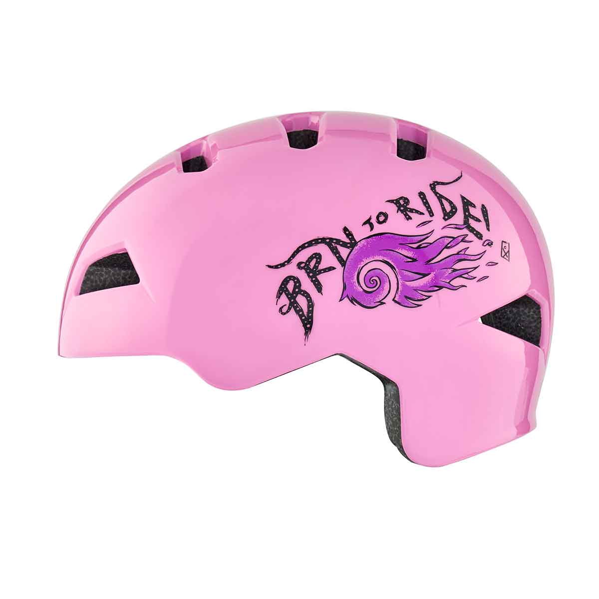 Casco BRN Fiamma Rosa