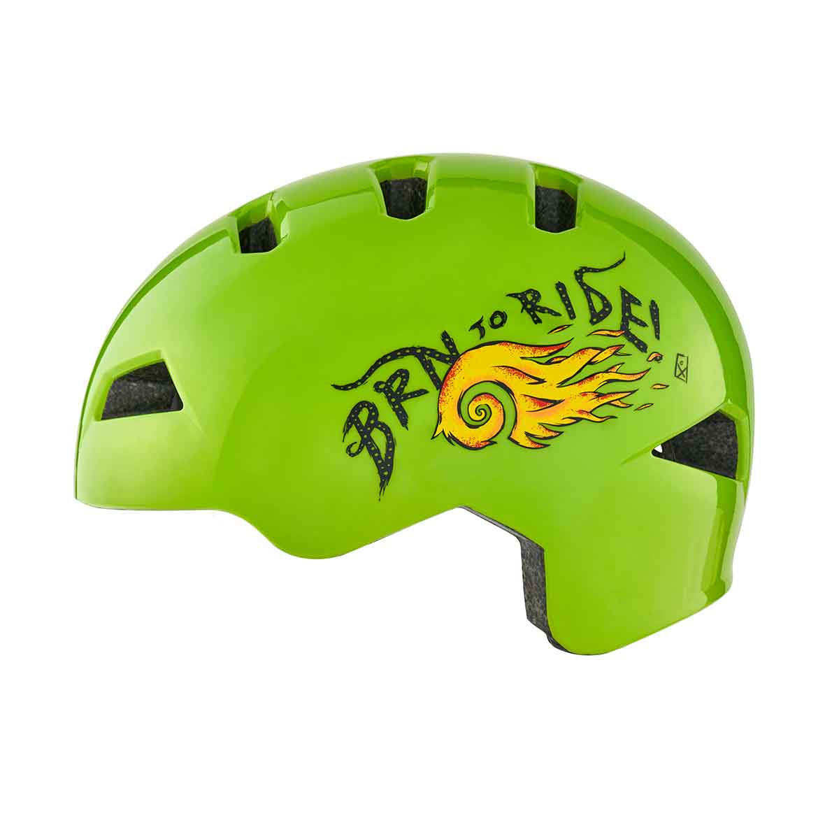 Casco BRN Fiamma Verde