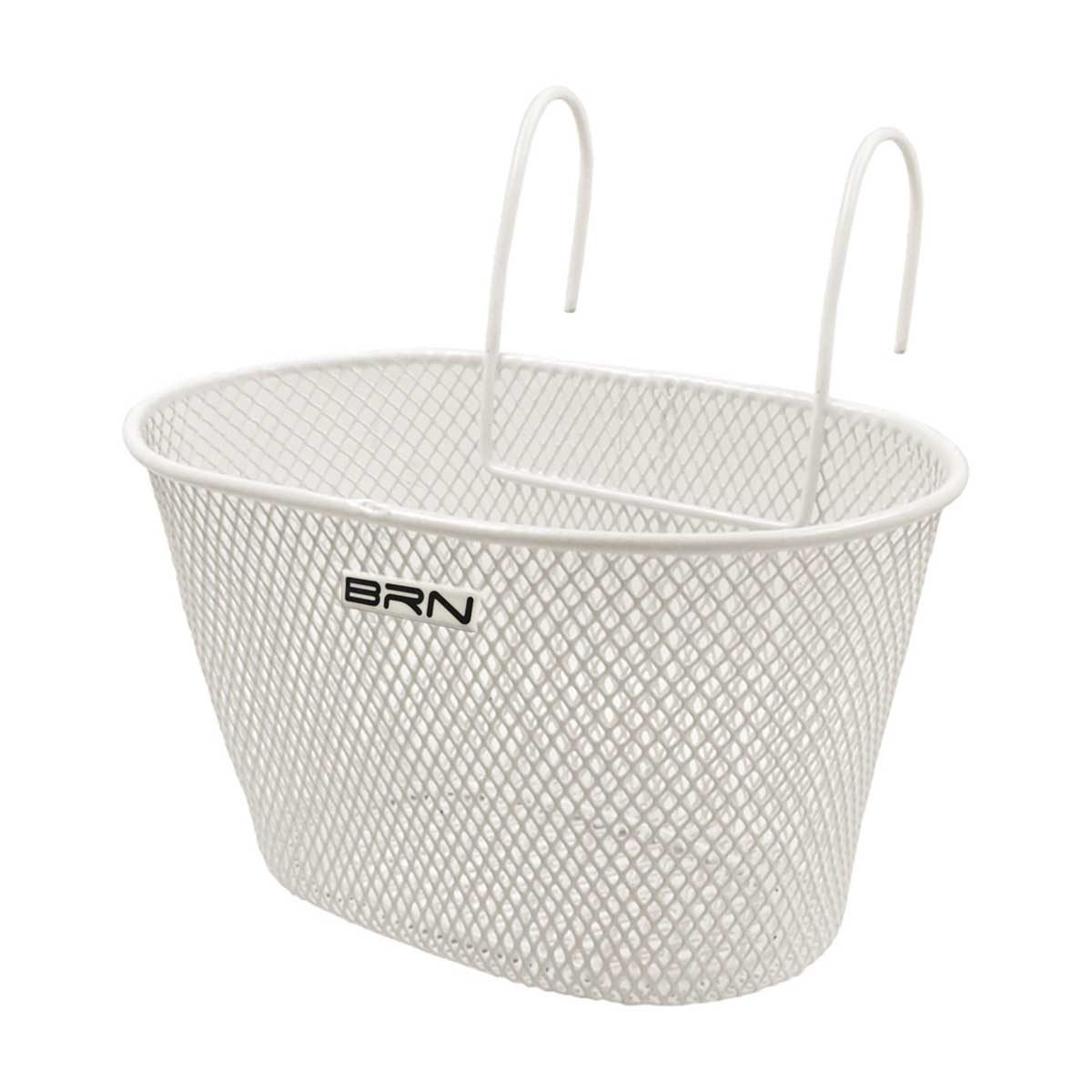 BRN Cesto BRN Bimbo a Retina con Ganci Bianco