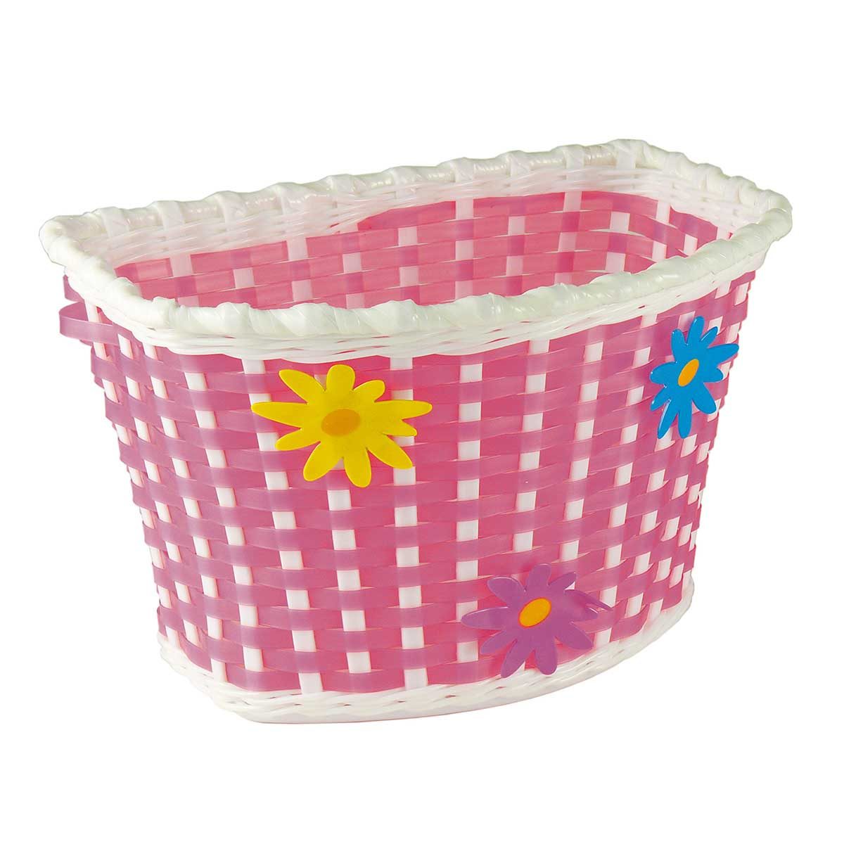 BRN Cesto BRN Bimbo Flower Plastica Rosa