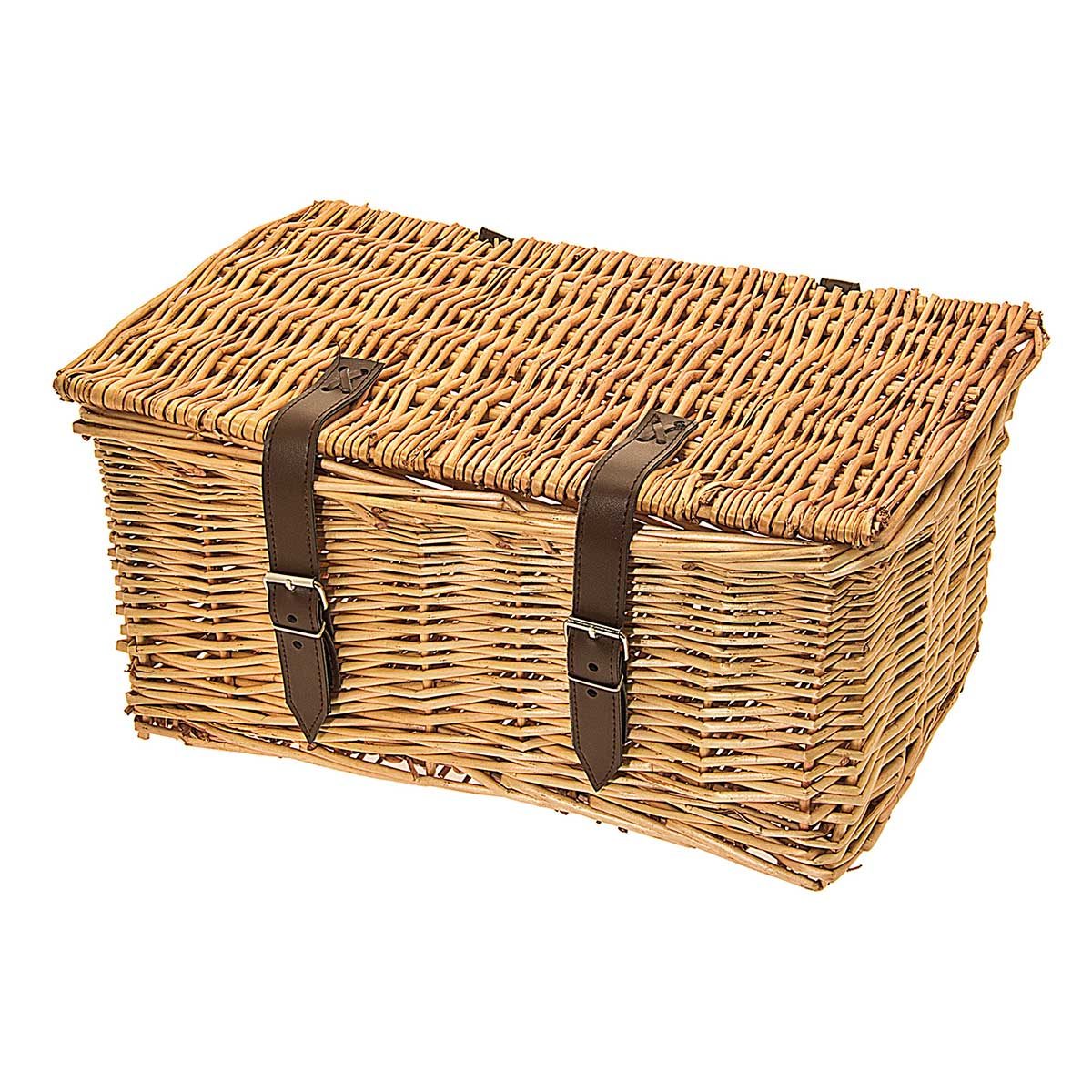 Baule BRN Mini Vimini Naturale con Coperchio
