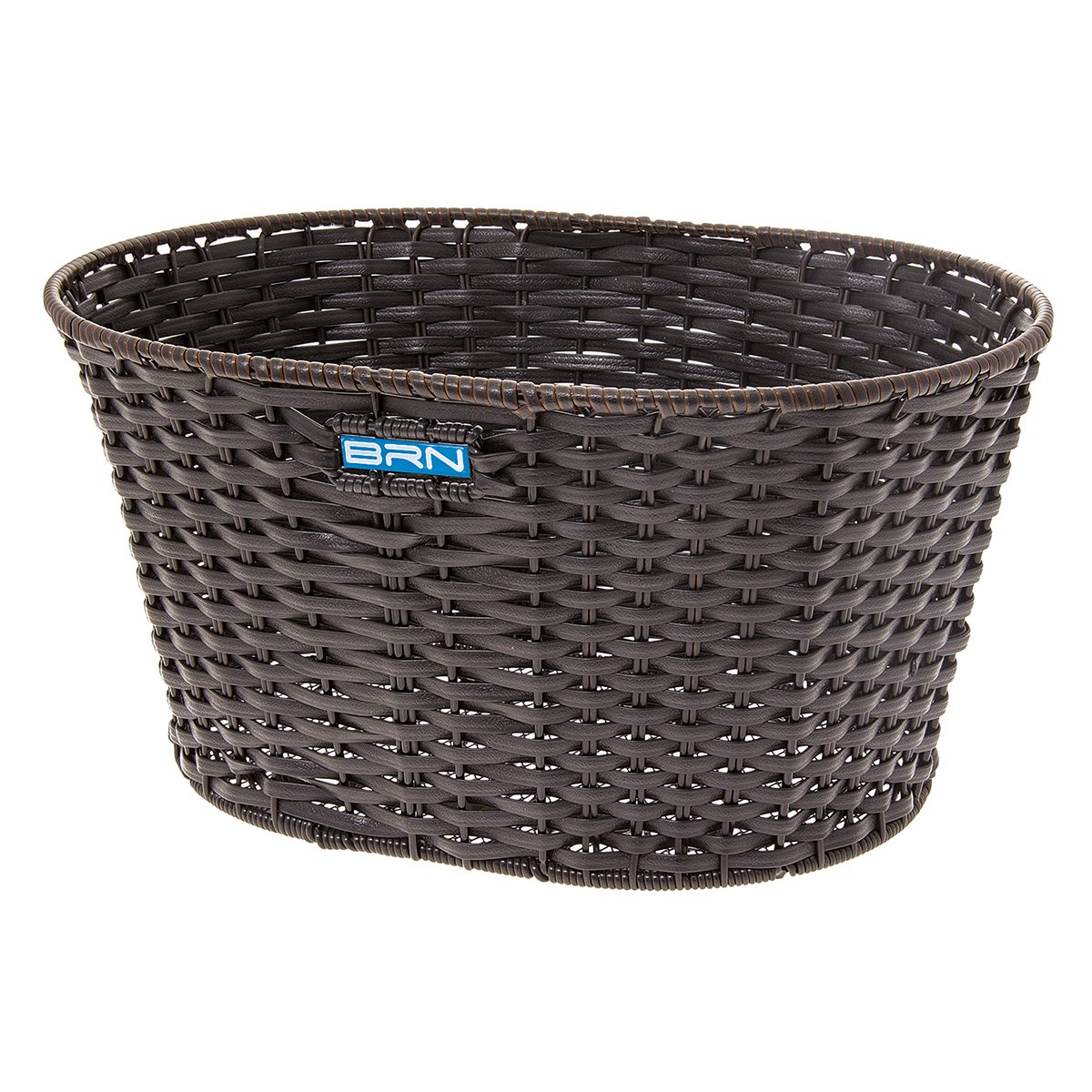 Cesto BRN Vintage Ecopelle Ovale Nero