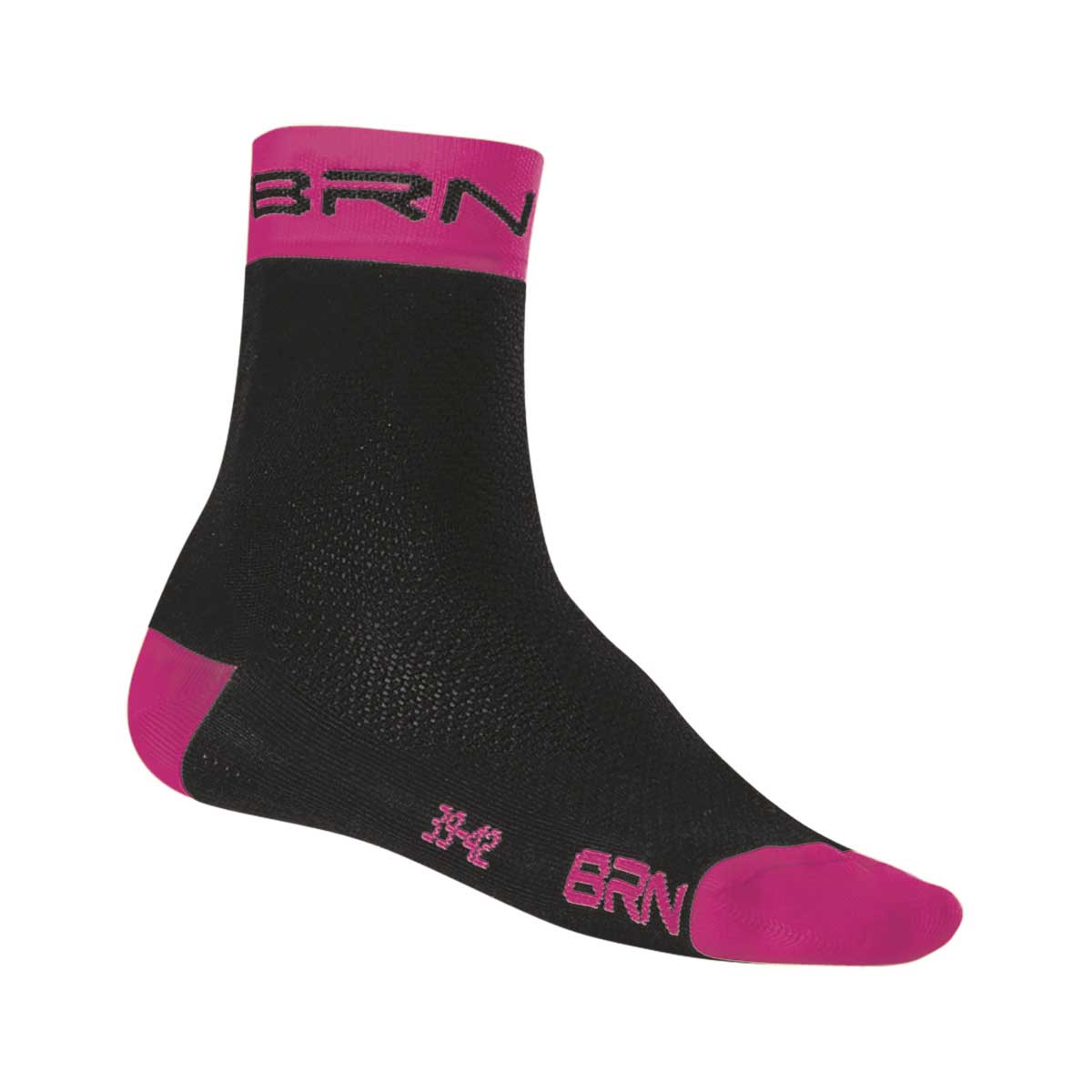 BRN Calzini BRN Neri/Fucsia Fluo