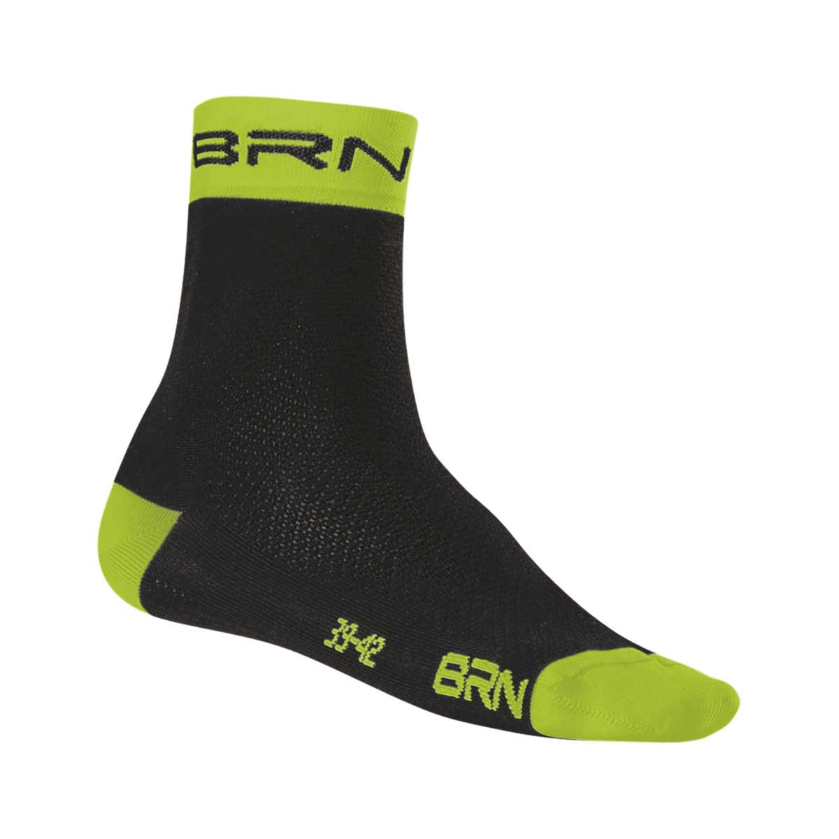 BRN Calzini BRN Neri/Verdi Fluo