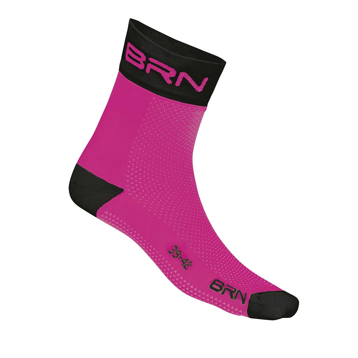BRN Calzini BRN Fucsia Fluo/Neri