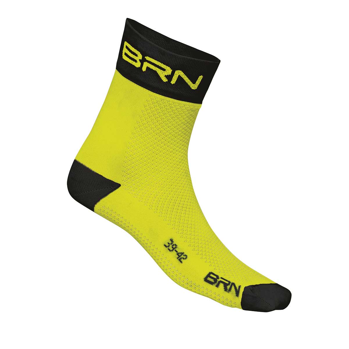 BRN Calzini BRN Gialli Fluo/Neri