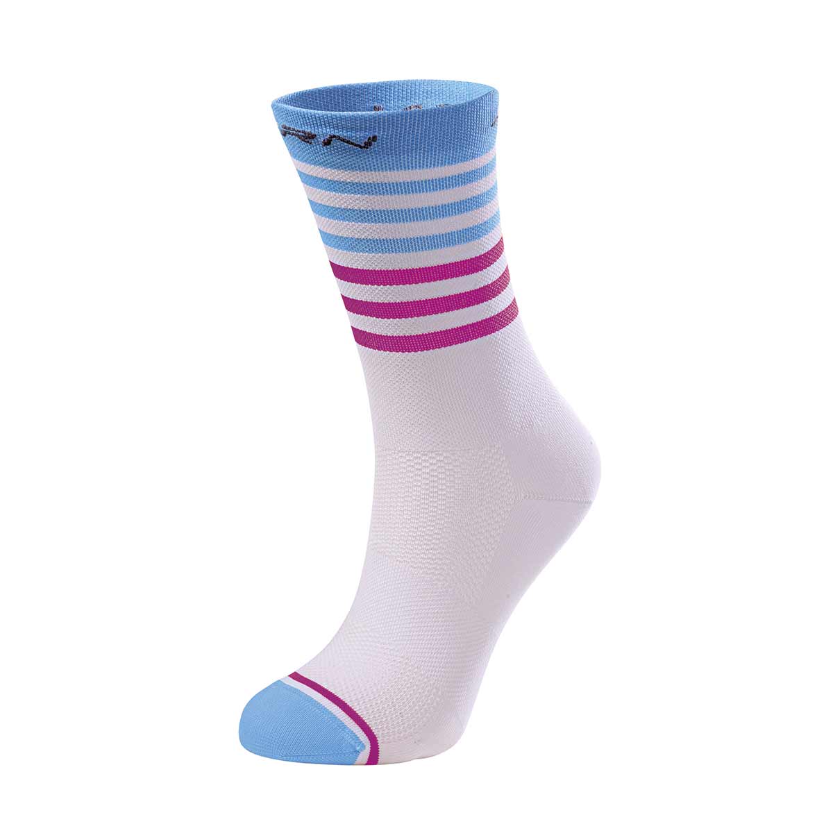BRN Calzini BRN Stripes Azzurri/Rosa