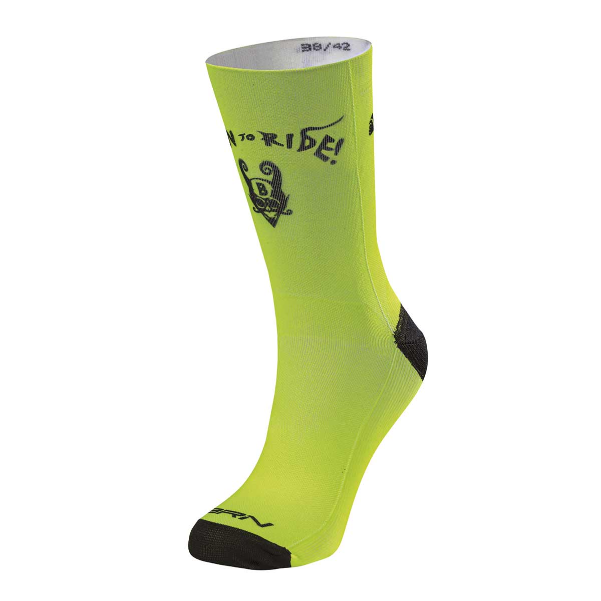 BRN Calzini BRN To Ride Gialli Fluo