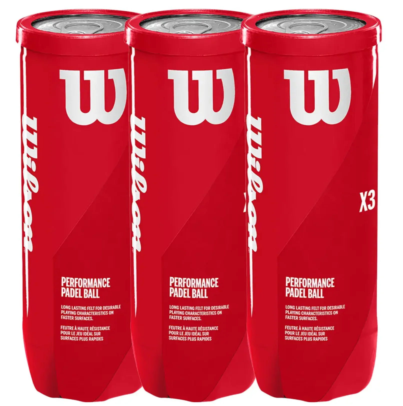 Wilson X3 3 tubi di palline
