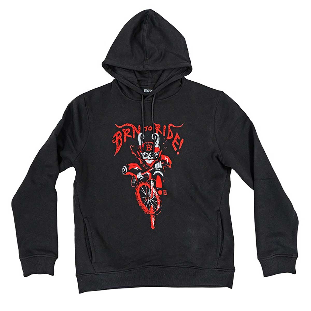Felpa BRN To Ride Devil Nera Donna