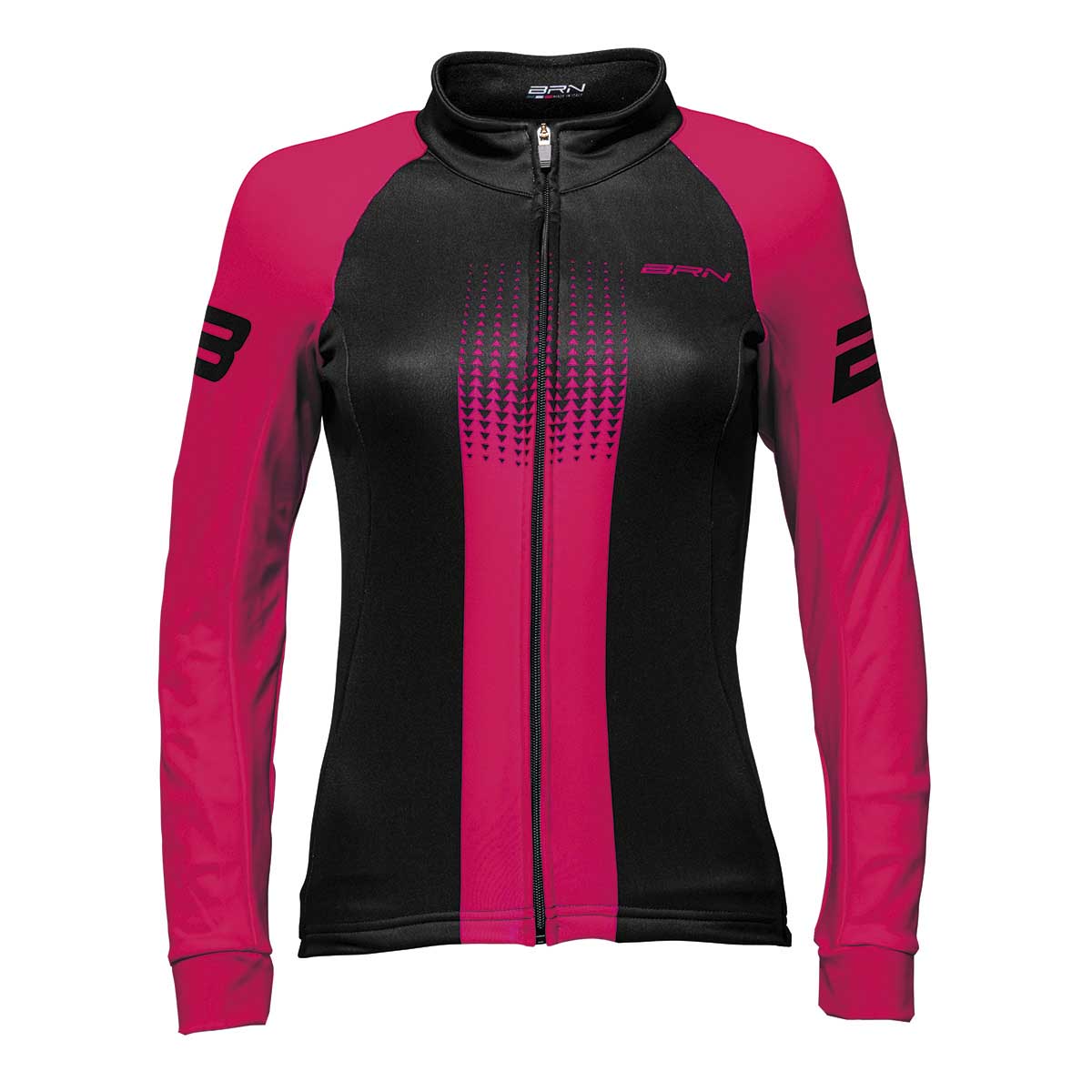 BRN Giubbino BRN Donna Invernale Fucsia Fluo/Nero
