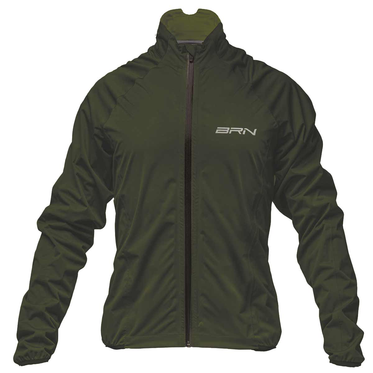 BRN Giacca Impermeabile BRN Hexagon Verde