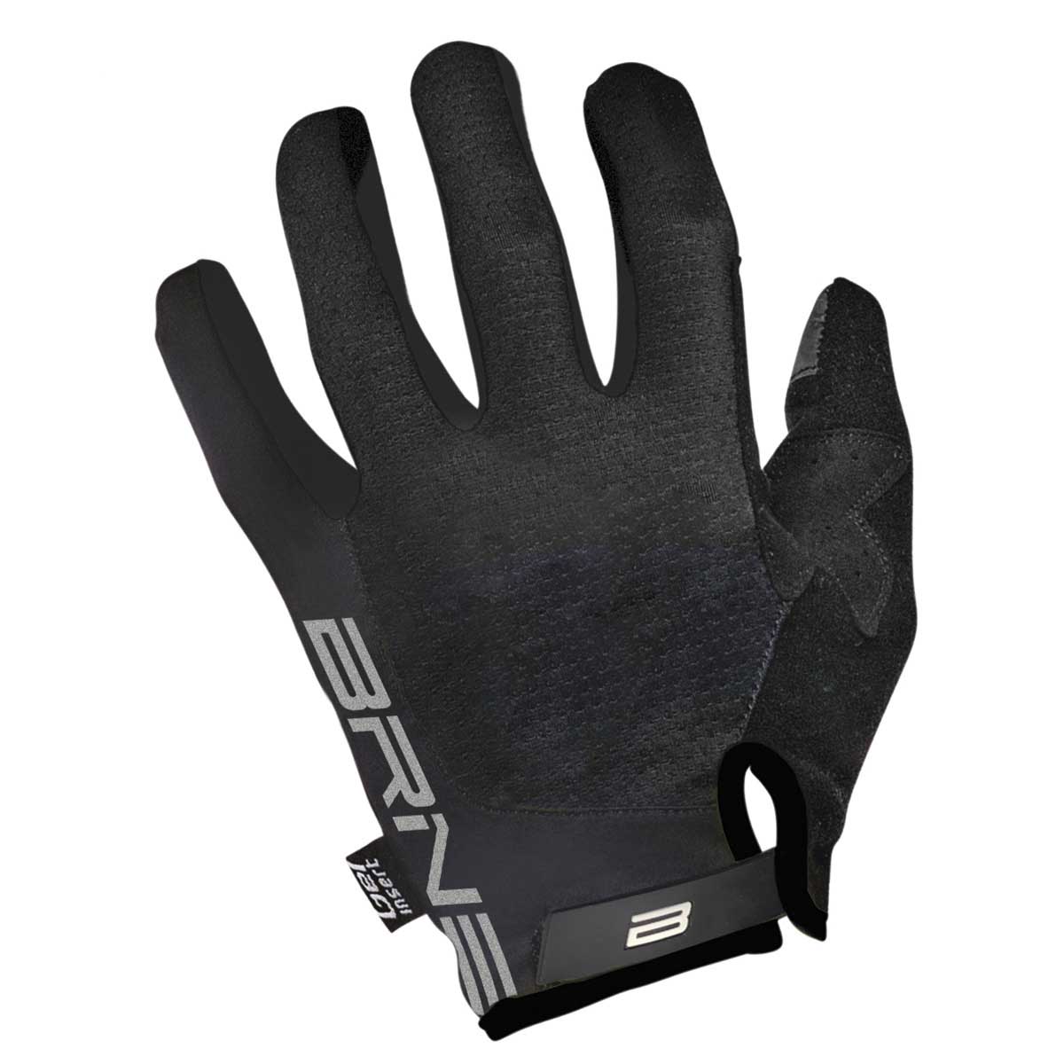 BRN Guanti BRN Gel PRO Touch Line Lunghi Neri