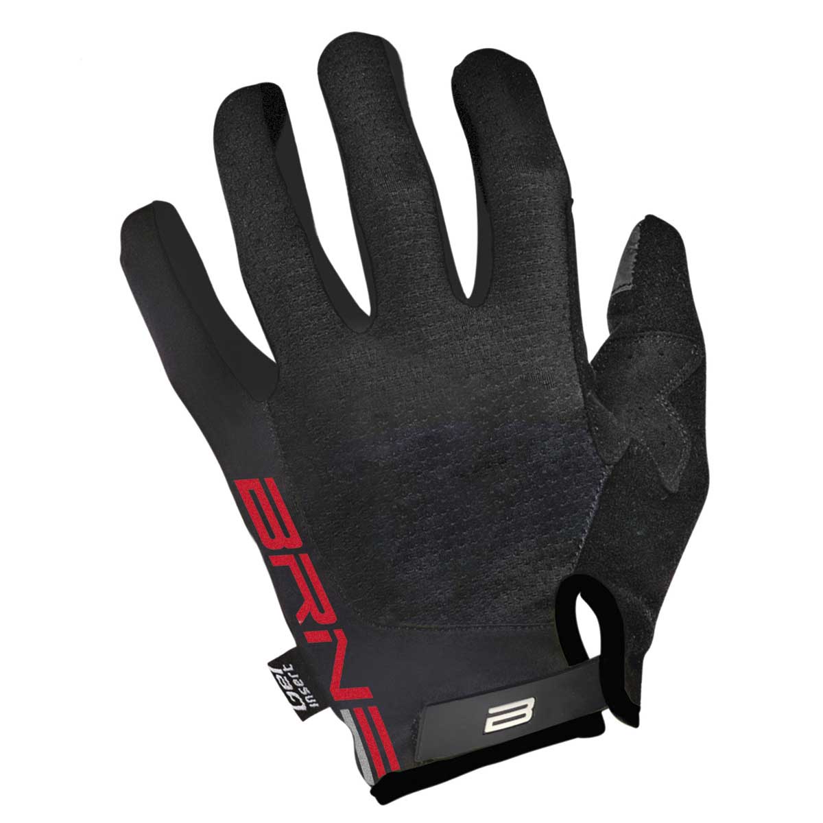 BRN Guanti BRN Gel PRO Touch Line Lunghi Rossi