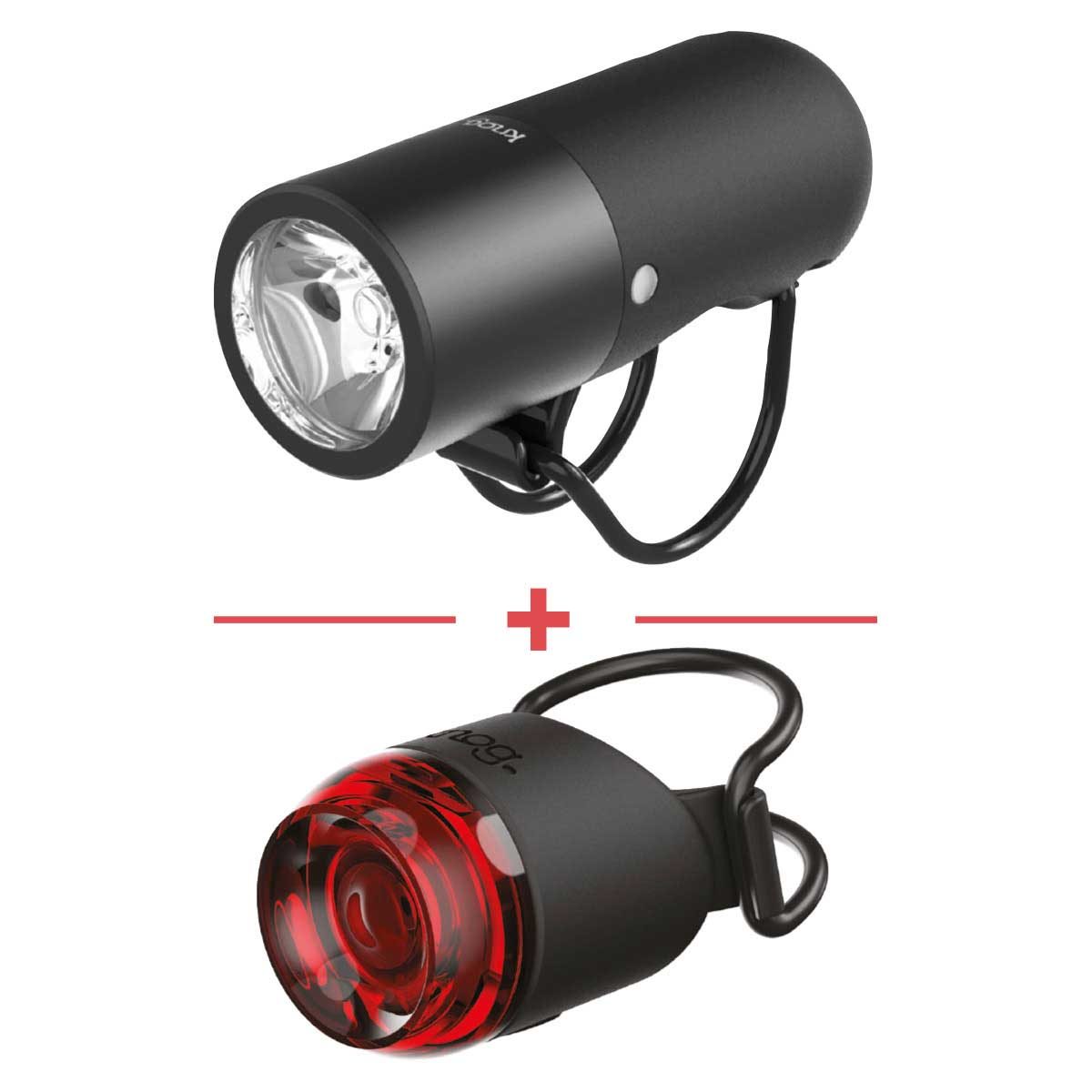 Knog Fanale Knog Plugger Combo Anteriore + Plug Posteriore