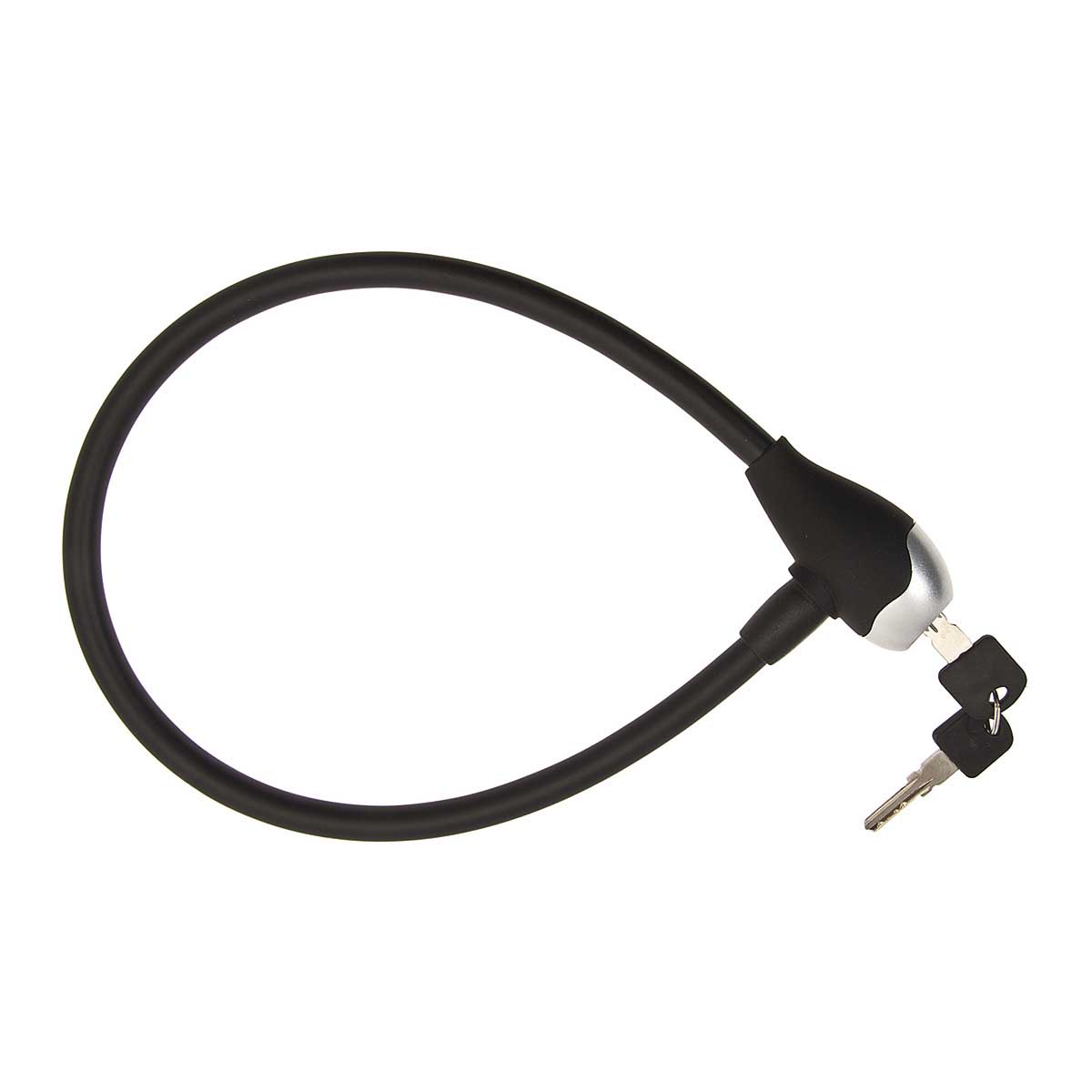 BRN Lucchetto BRN a Cavo Silicone Nero