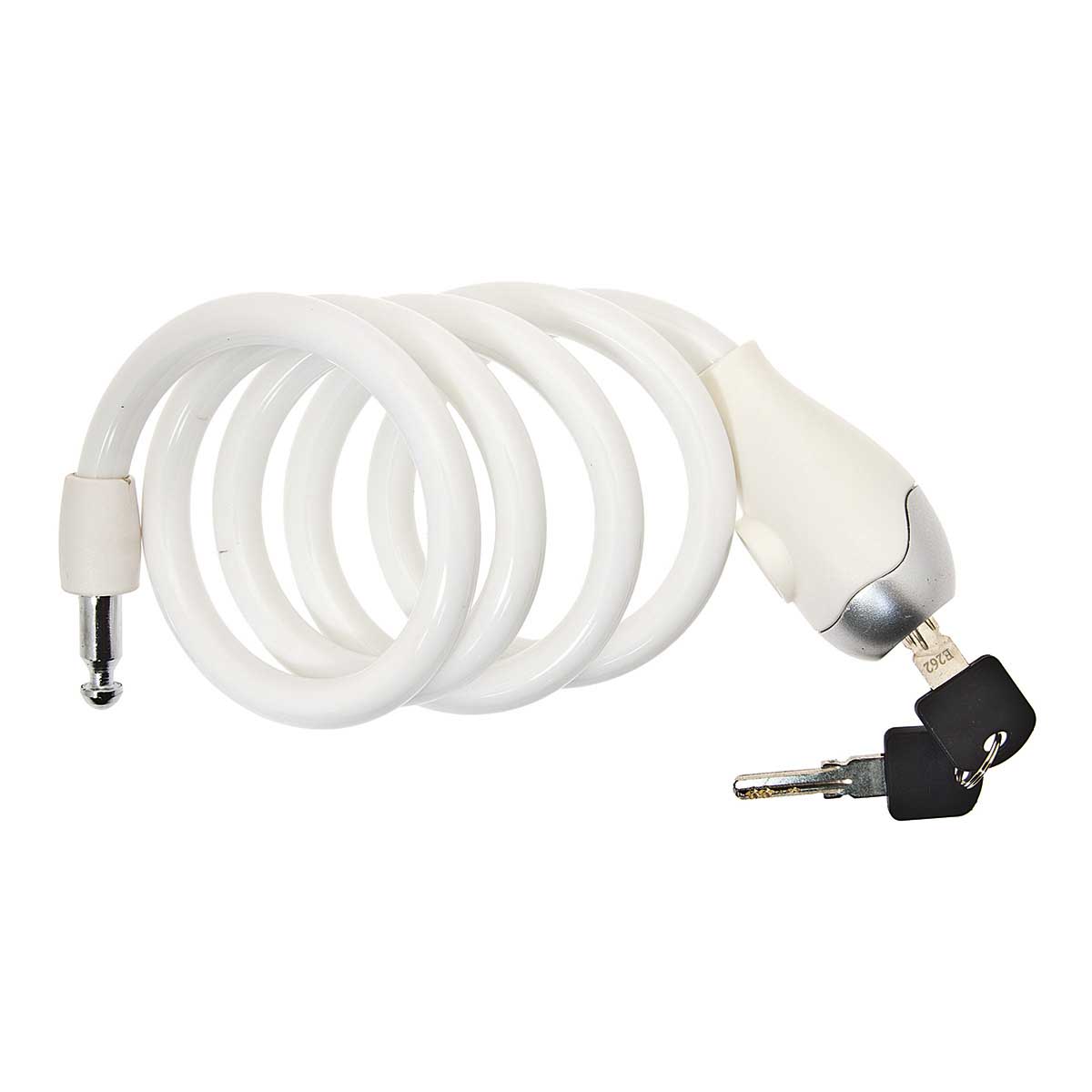 BRN Lucchetto BRN a Spirale Silicone Bianco