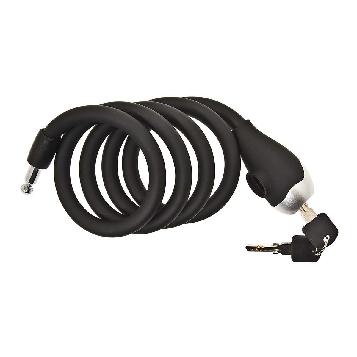BRN Lucchetto BRN a Spirale Silicone Nero