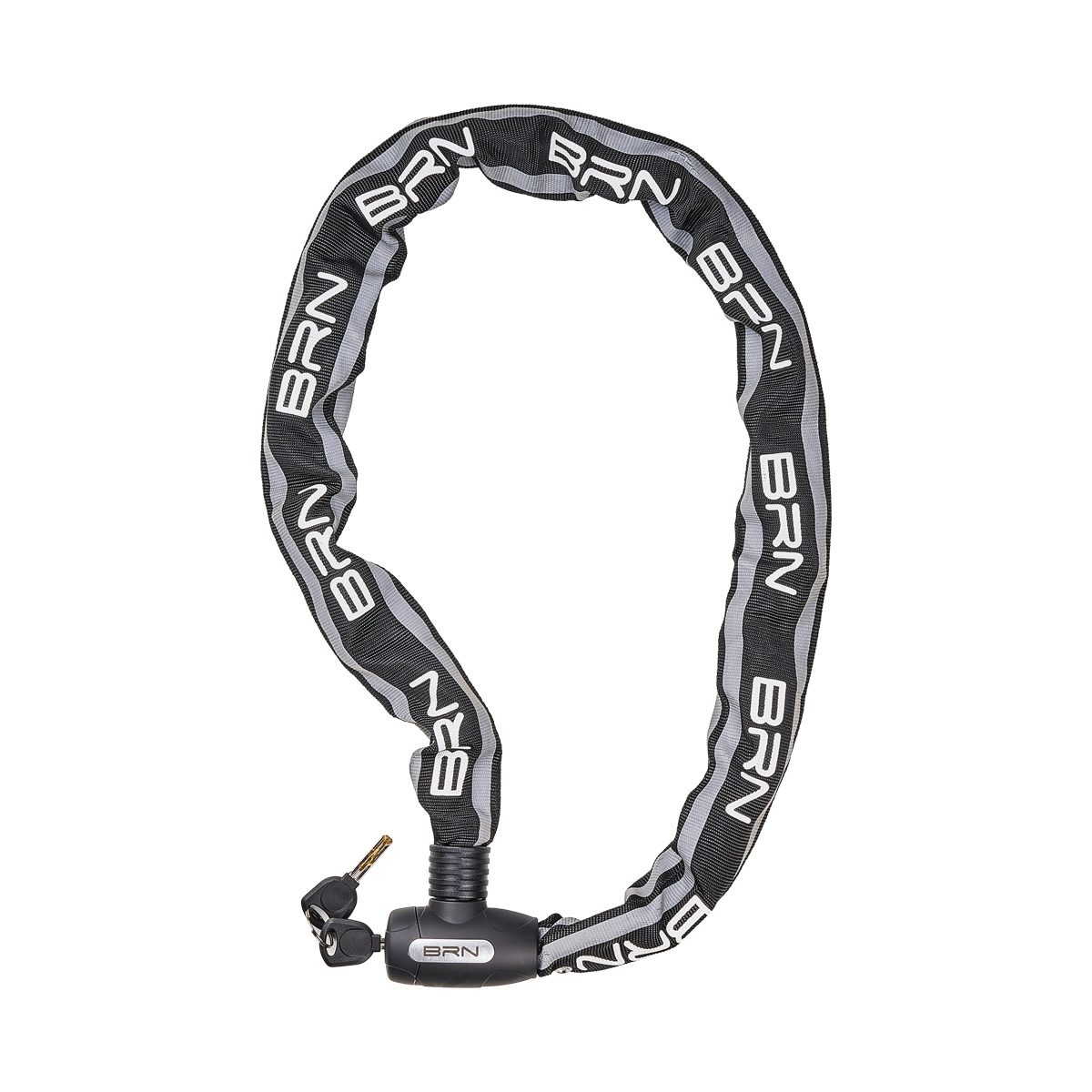 BRN Lucchetto BRN Reflective Band Catena 1200 X 9.5 MM Nero