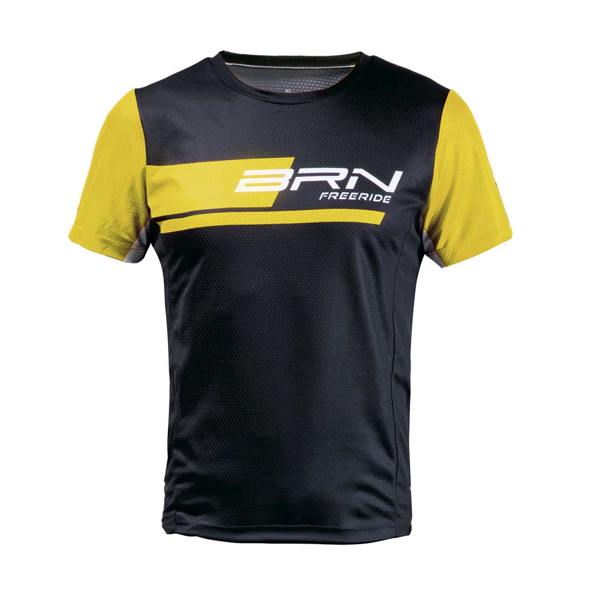 BRN Maglia BRN Freeride Nera/Gialla