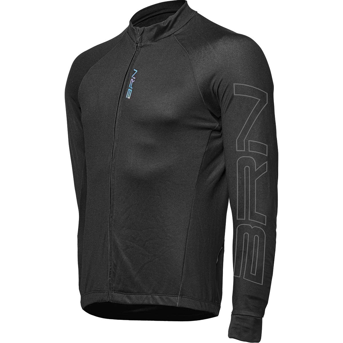 BRN Maglia Felpata BRN Uomo Nera