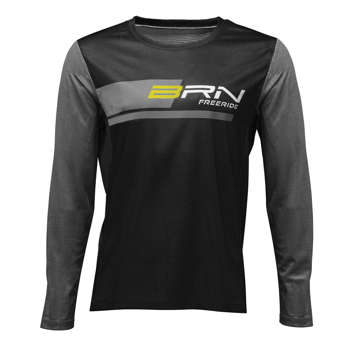 BRN Maglia BRN Freeride Maniche Lunghe Grigia
