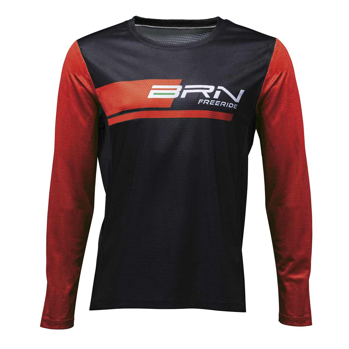 BRN Maglia BRN Freeride Maniche Lunghe Rossa
