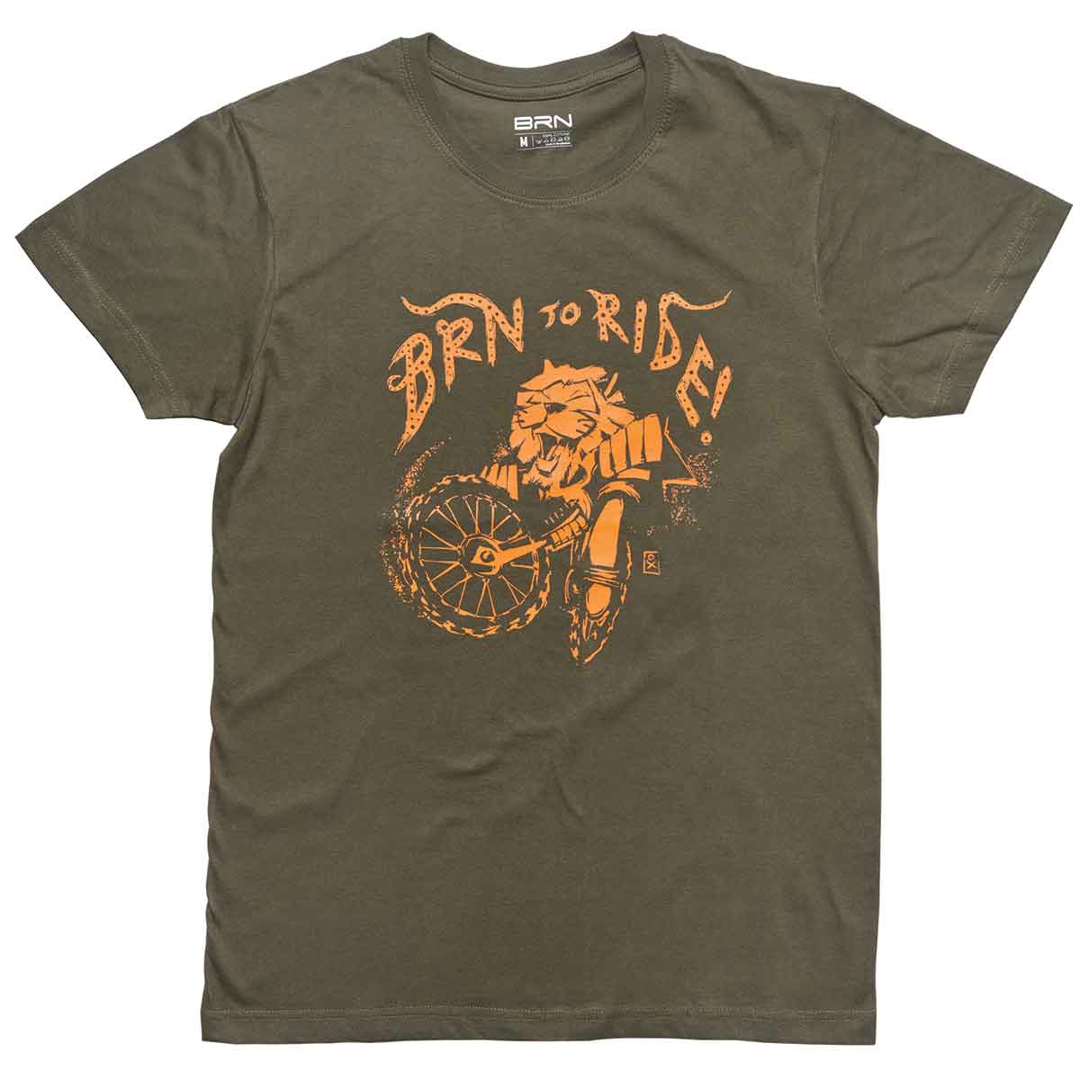 BRN T-Shirt BRN To Ride Lion Verde