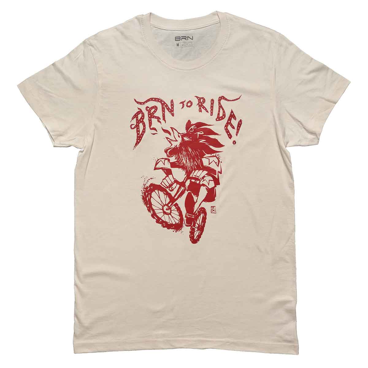 BRN T-Shirt BRN To Ride Rooster Beige