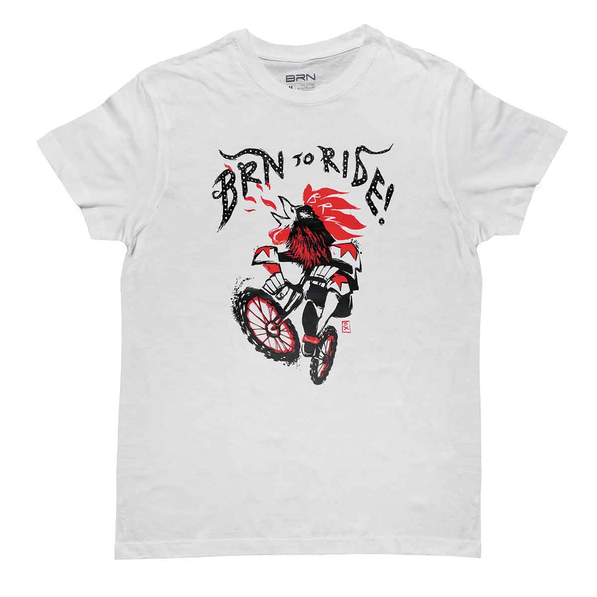 BRN T-Shirt BRN To Ride Rooster Bianca
