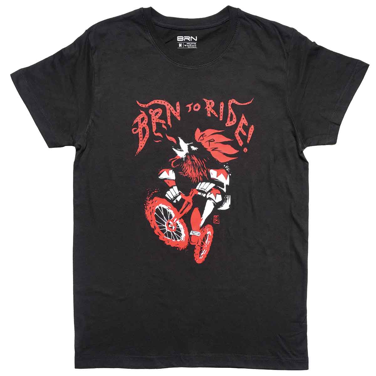 BRN T-Shirt BRN To Ride Rooster Nera