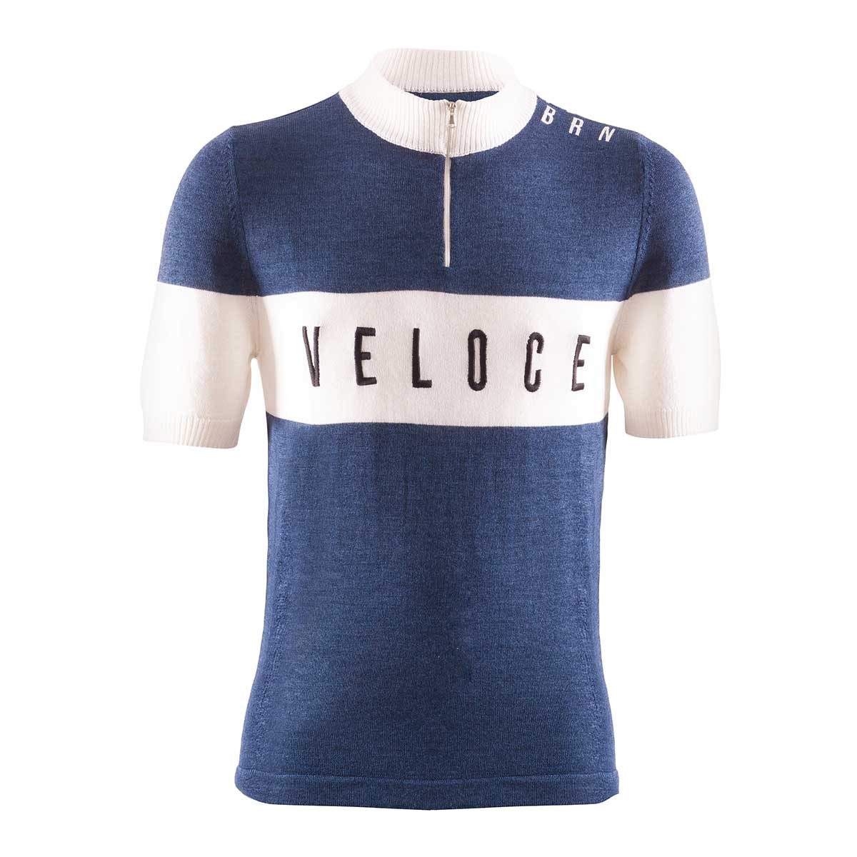 Maglia BRN Veloce Lana Vintage Blu