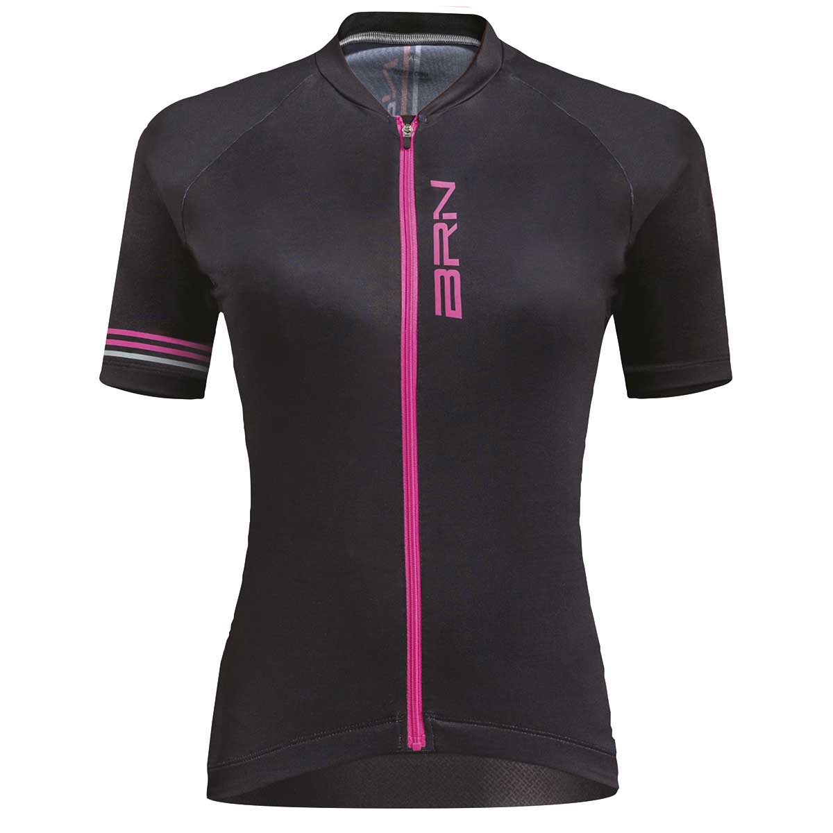 BRN Maglia BRN Cross Road Nera/Fucsia Fluo