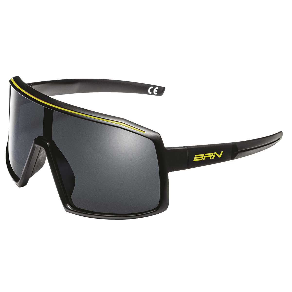 BRN Occhiali BRN Max Wide Neri/Gialli Fluo