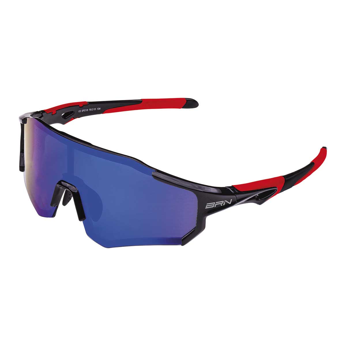 BRN Occhiali BRN ZX11 Polarizzati Neri/Rossi