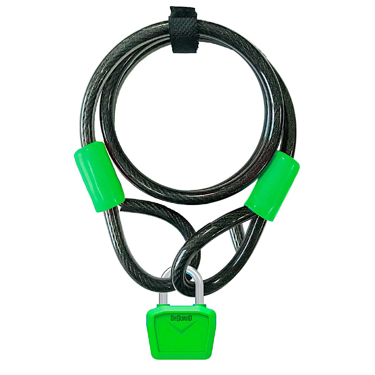 Onguard Lucchetto Onguard Neon Bull Cavo 1200 X 8 MM Verde Fluo